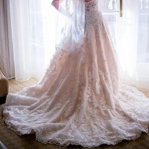 Morilee by Madeline Gardner Ballgown Wedding Dress, Size 18/14 altered